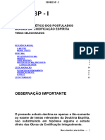 Estudo Sintético Dos Postulados Morais Do Espiritismo - Moresp - I PDF
