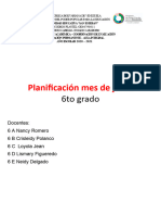 Planificacion 6t0 Junio Revisada