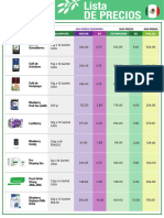 Lista de precios-HGW MÉXICO