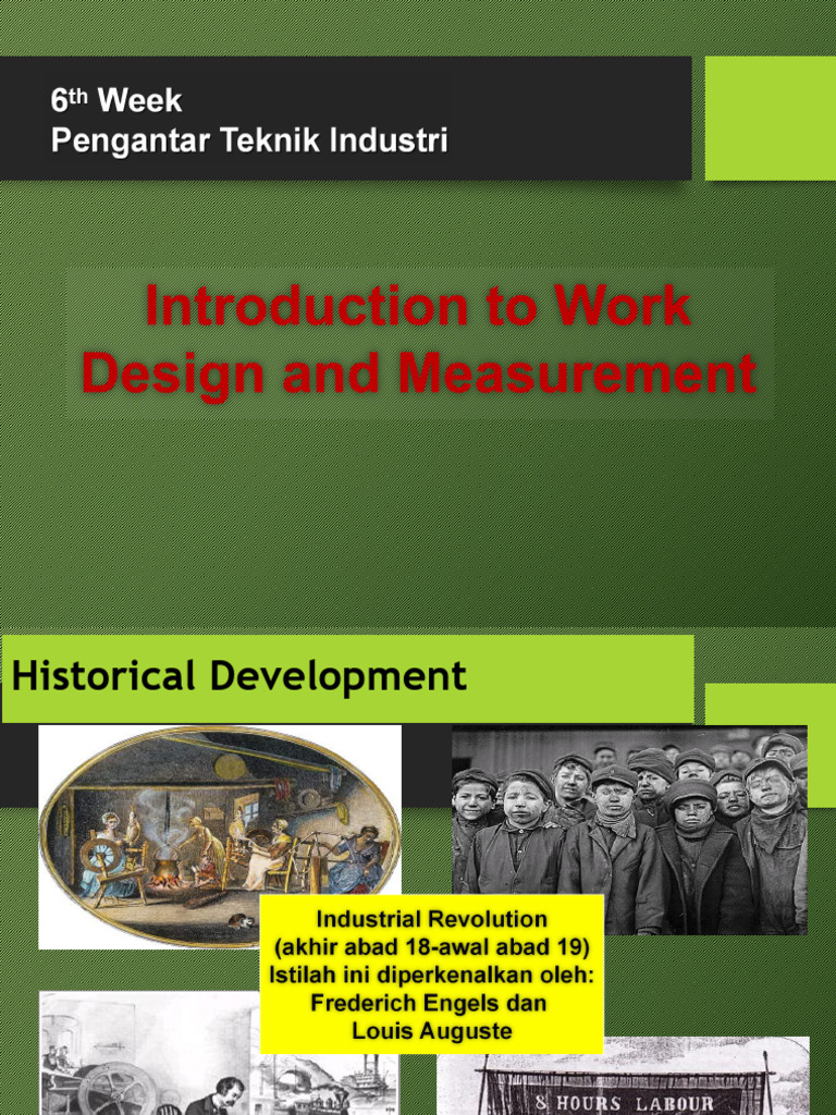 Week 6 - Introduction To Work Design and Measurement | PDF | Sampling ...