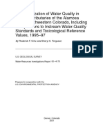 Characterization of Water Quality in Selected Tributaries