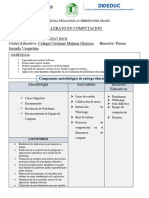 Planificacion  QUINTO bach en computacion, primer bimestre 2024