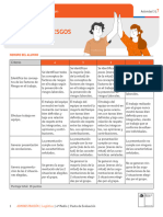 Rubrica Taller de Seguridad Factores de Riesgo