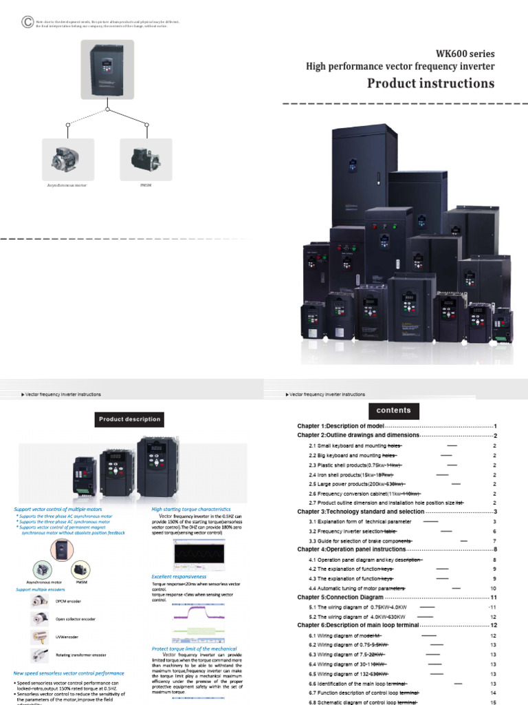 WK 600 | PDF | Electrical Resistance And Conductance | Power Inverter
