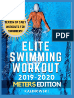 Elite Swimming Workout 2019 2020 METERS Edition by Kalinowski Z