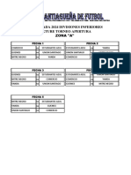 Fixture Divisiones Inferiores - Torneo Apertura 2024