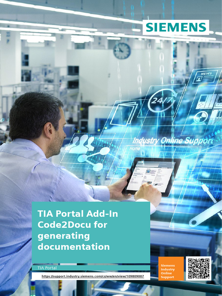 TIA Portal Code2Docu Add-In Guide | PDF | Legal Liability | Computer File