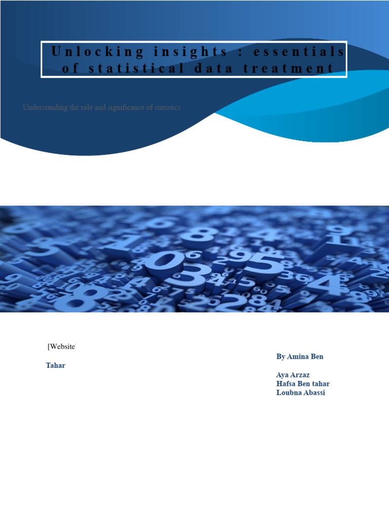Essentials of Statistical Data Analysis | PDF | Statistics ...