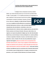 Uso Desproporcional de Parte de Las Autoridades en Represión Contra Manifestantes - Ultimo