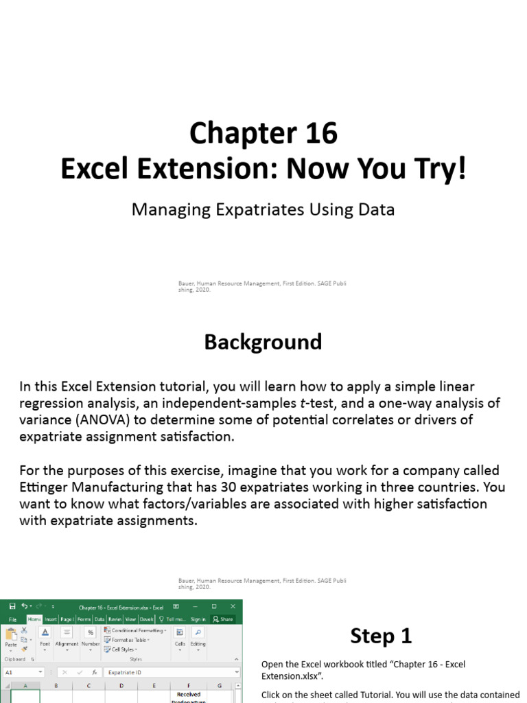 Analyzing Expatriate Satisfaction Data | PDF | Linear Regression ...