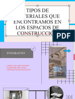 Tipos de Materiales Que Usanmos en La Construccion