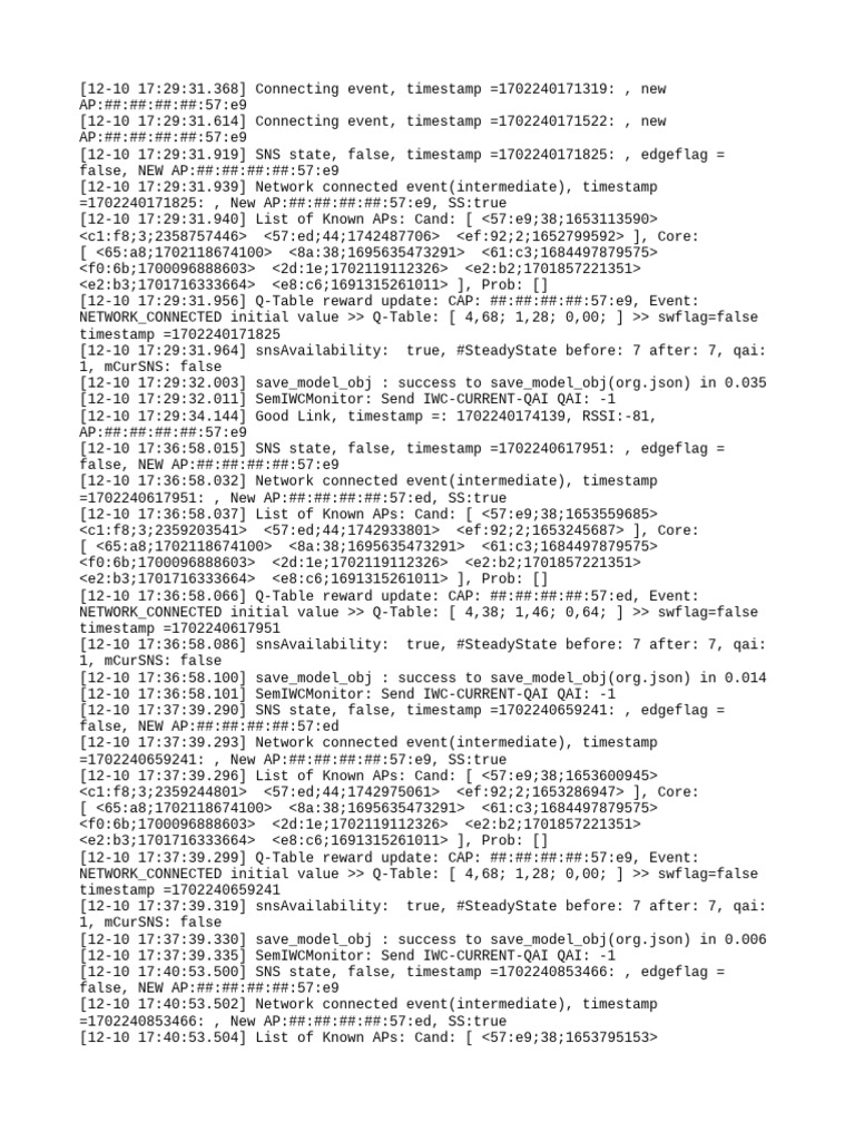 Network Connection Event Log Analysis | PDF | Mobile Computers | Mobile ...