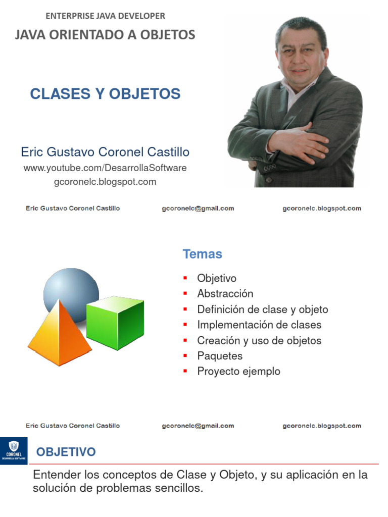 Semana 1 | PDF | Objeto (informática) | Java (lenguaje de programación)