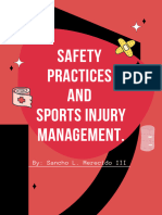 Safety Practices and Sports Injury Management.