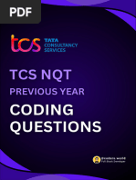 TCS NQT Previous Year Questions & Answers