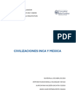 Civilizaciones Inca y Mexica