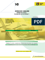 COMPENDIO DERECHO CIVIL I Unidad I