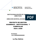 Proyecto Para Director Distrital