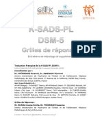 3 Grilles de Réponses K SADS PL DSM 5 V110520