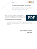 UNIDAD I - Introduccion y Ambientacion A La Vida Universitaria (DACEFyN 2023)