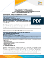 Unidad 1 - Fase 1 - Componente Práctico - Práctica Profesional