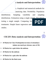 CH 225: Data Analysis and Interpretation