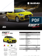 Suzuki Ficha Tecnica Swift Boosterjet Sport