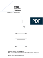 Refrigerador MANUAL FRENCH DOOR
