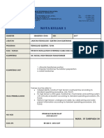 Nota Kursus Dea4313 Installation Overhead Cable and Accessories