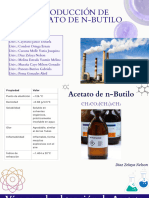 Producción de Acetato de N-Butilo