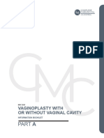 Vaginoplasty Information Booklet Part A 2021 09