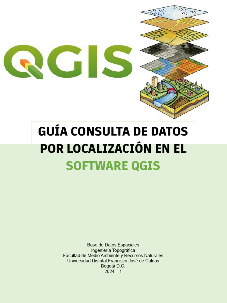 Guía de Consulta de Datos en QGIS | PDF | Sistema de información ...