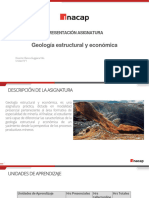 Clase N°01 - Geología Estructural y Económica