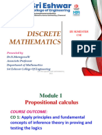 Module I - Discrete Mathematics II CSE