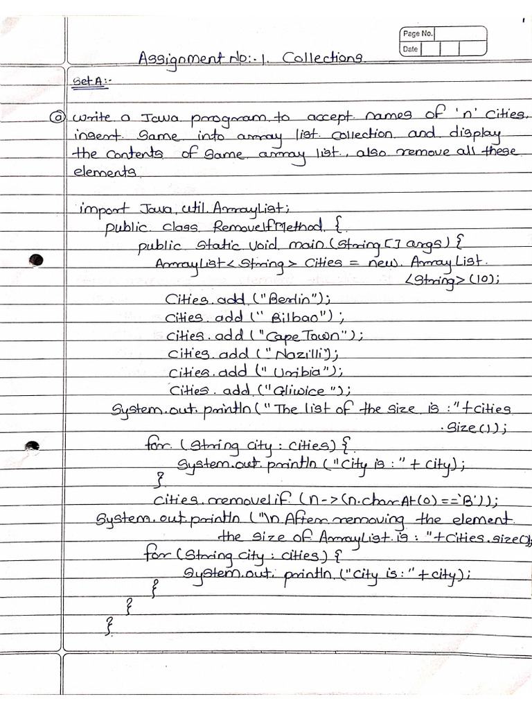 Oops Java 2 Practical | PDF