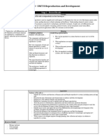 Bio 30 Unit Plan - Reproduction and Development