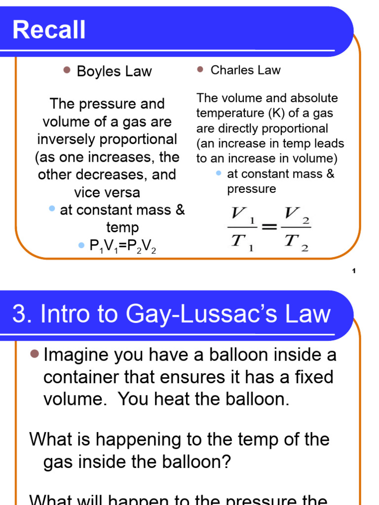 Gay-Lussac-6 7 VN Avogadros Law-Combined | PDF | Gases | Mole (Unit)