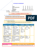 D4 A2 SESION MAT. Leemos y Escribimos Números de 4 Cifras