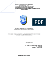 EL DELITO DE SECUESTRO EN VENEZUELA UNA ESPECIAL REFERENCIA AL ESTADO ZULIA