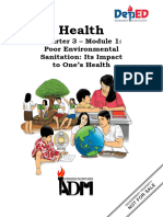 FL - Health 6 - Q3 - Mod1 - Poor Environmental Sanitation It's Impact To Ones Health