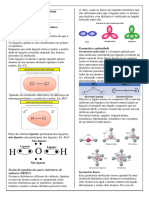 Polardade geometria forcas intermoleculares