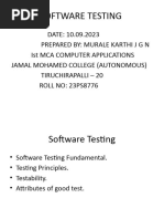 23ps8776 Software Testing