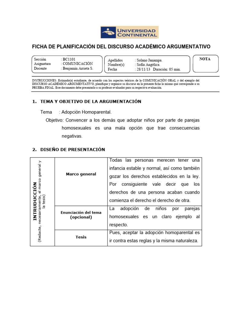 TEXTO ARGUMENTATIVO Imprimir | PDF | Homosexualidad | Familia