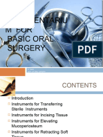 Armamentarium For Basic Oral Surgery