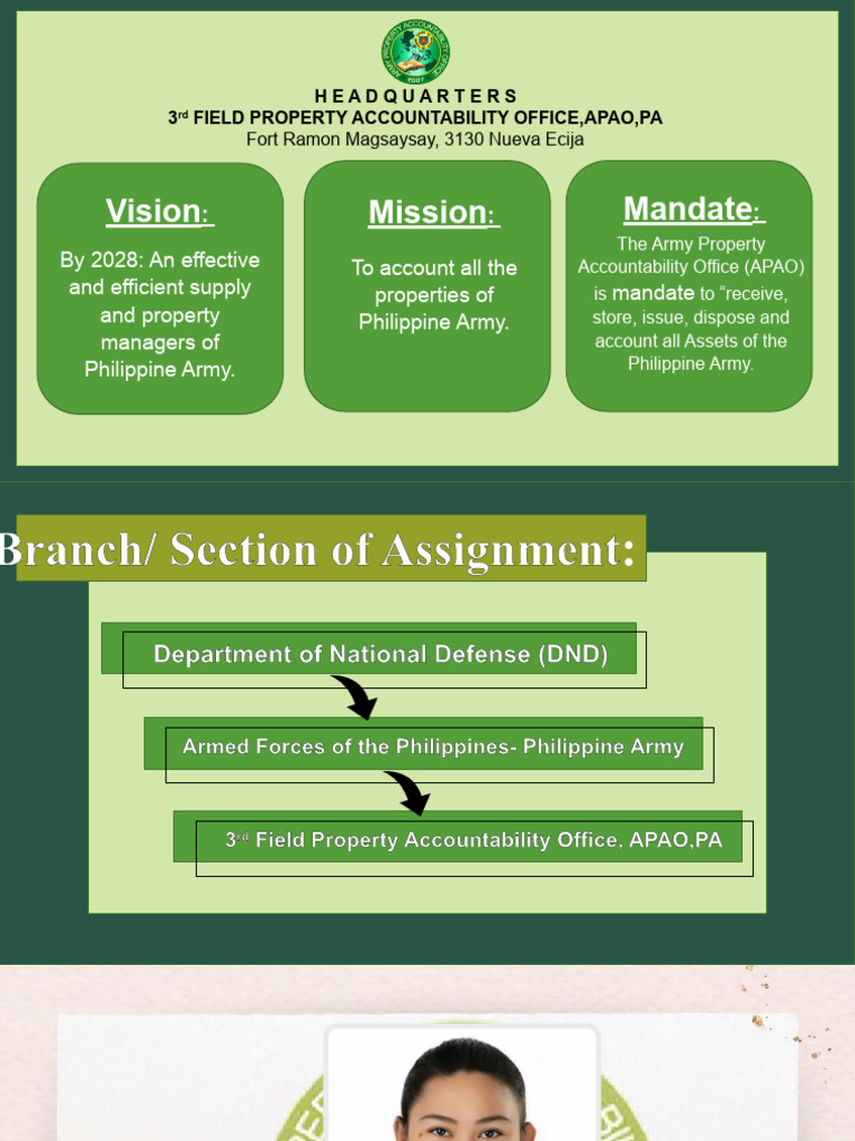 Philippine Army Property Accountability Guide | PDF | Personal ...