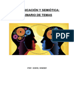 Comunicación y Semiótica_ Sumario de Temas