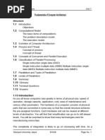 Computer Architecture AllClasses-Outline-1-99