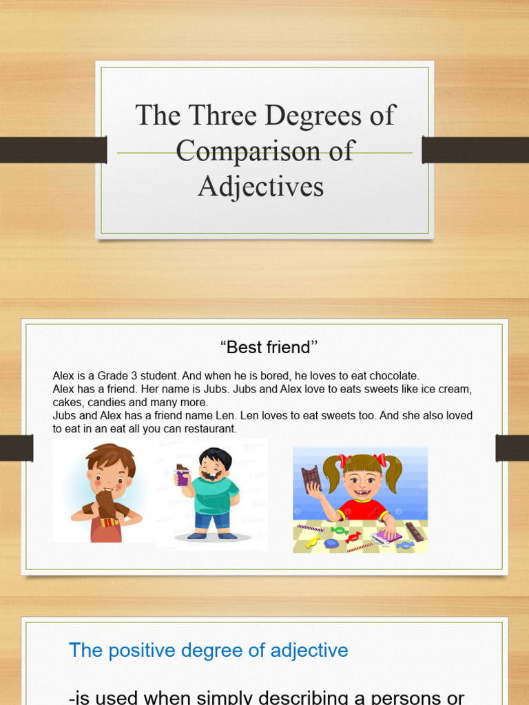 Degrees of Adjectives Explained | PDF | Adjective | Linguistic Morphology