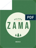 Palapa Zama Menú