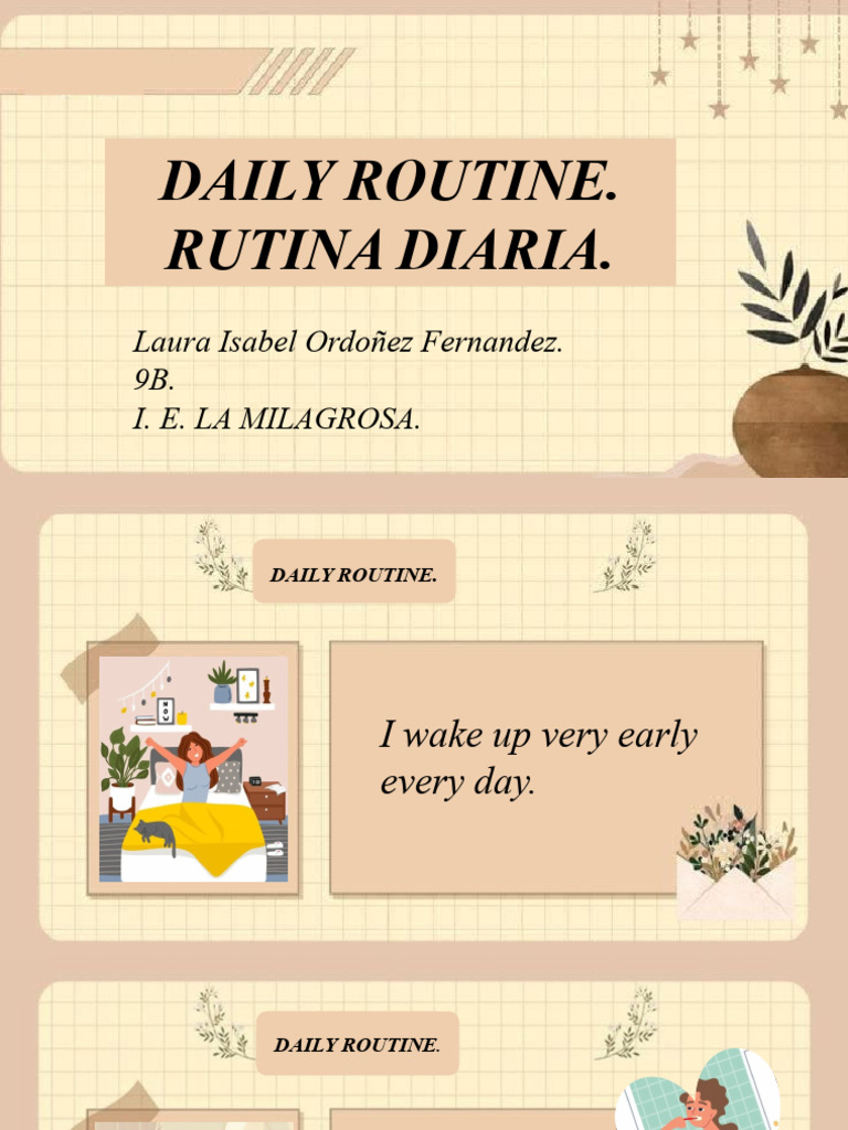 Daily Routine of a Student | PDF | Self-Improvement